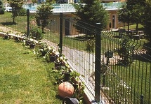 rigid panel fence